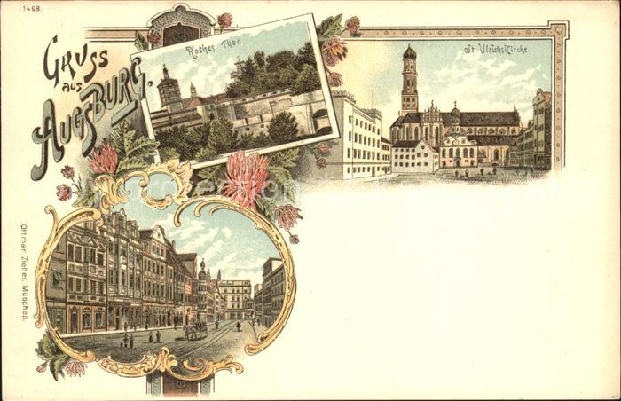 Augsburg Rotes Tor St Ulrichskirche