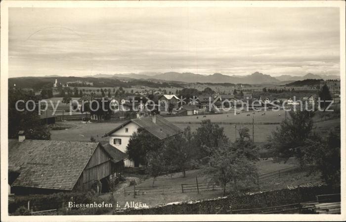 Biessenhofen Gesamtansicht mit Alpenpanorama