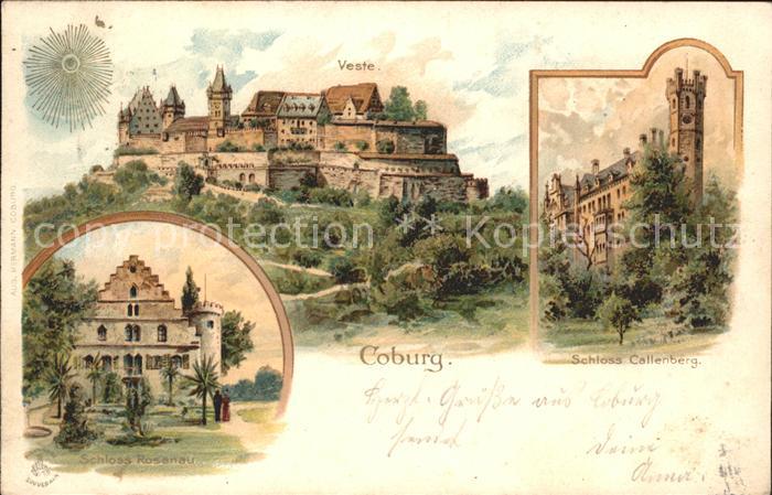 Coburg Veste Schloss Callenberg Schloss Rosenau