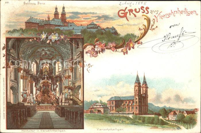 Vierzehnheiligen Basilika Hochaltar Schloss Banz