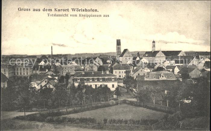 Bad Woerishofen Totalansicht vom Kneippianum aus