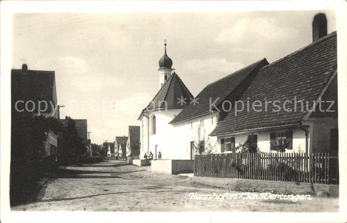 Hennhofen Schwaben Dorfstrasse Kirche