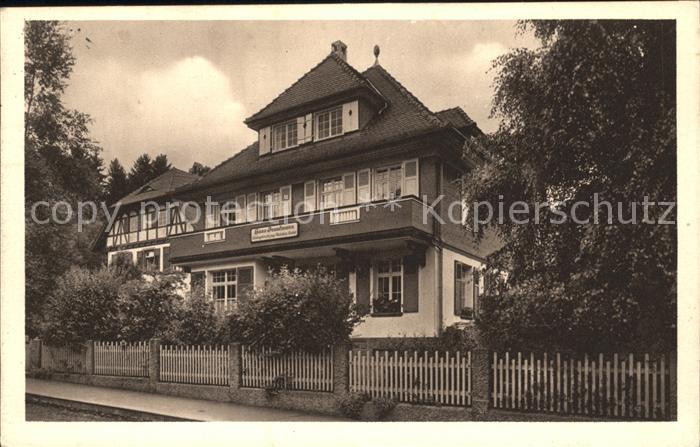 Koenigsfeld Schwarzwald Jugend Erholungsheim Haus Braukmann