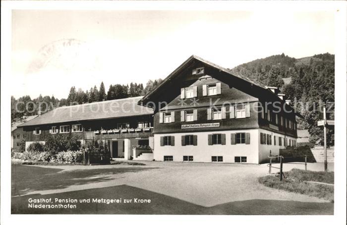 Niedersonthofen Gasthof Pension Metzgerei zur Krone
