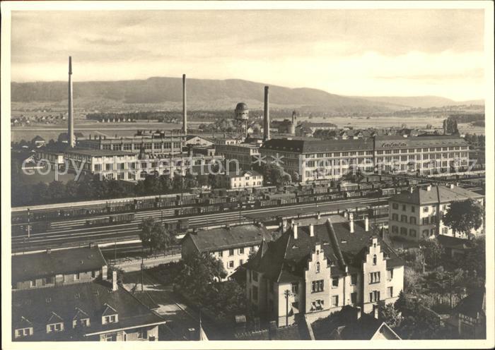 Singen Hohentwiel Maggi Werke im Hintergrund Schiener Berg