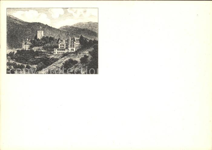 Hornberg Schwarzwald Gauschule Kuenstlerkarte