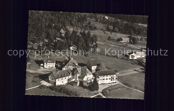 Kniebis Freudenstadt Blindenheim Kurheim Erholungsheim Fliegeraufnahme