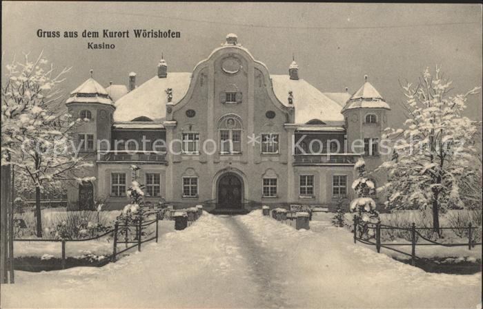 Bad Woerishofen Kasino Kurort im Winter