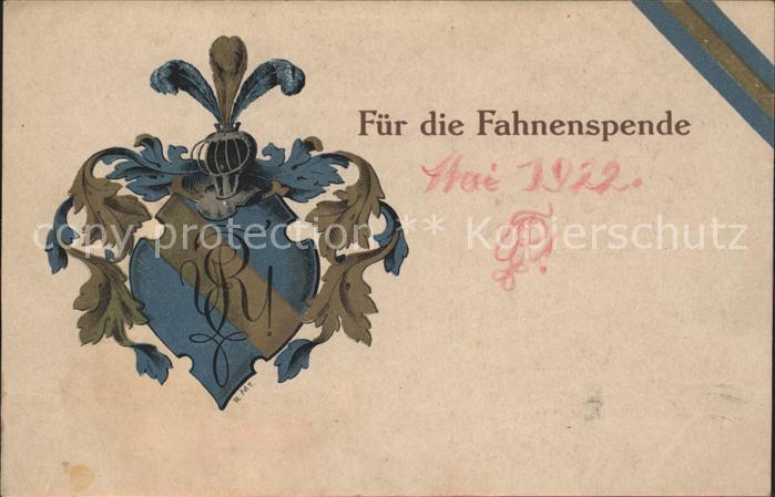 Chemnitz Wappen Fahnenspende Verein Ehem. Reformschueler