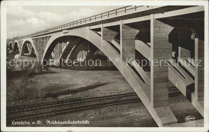 Autobahn Reichsautobahnbruecke Leipheim