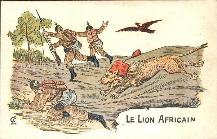 Loewe Le Lion Africain Soldaten WK1