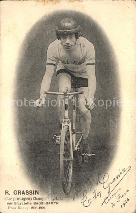 Radsport Radrennfahrer Robert Grassin Fahrrad Baggy-Samyn Autogramm