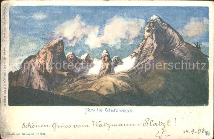 Berggesichter Familie Watzmann