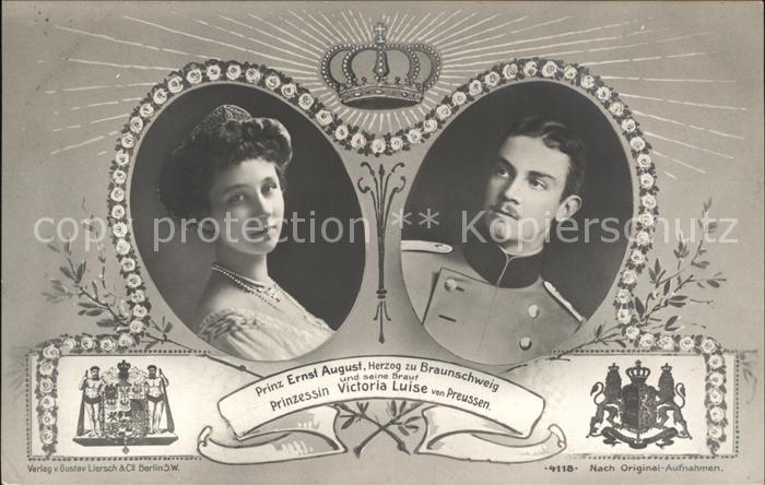Adel Preussen Prinzessin Victoria Luise Prinz Ernst August Herzog zu Braunschwei
