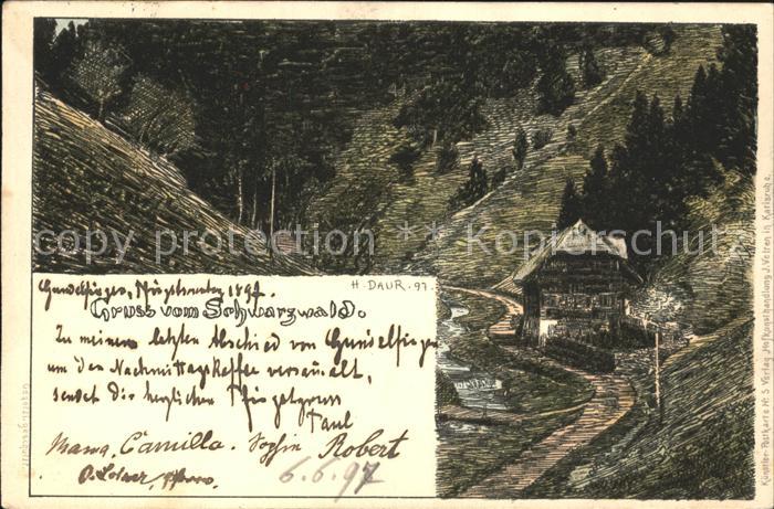 Daur Hermann Nr. 5 Schwarzwald Bahnpost