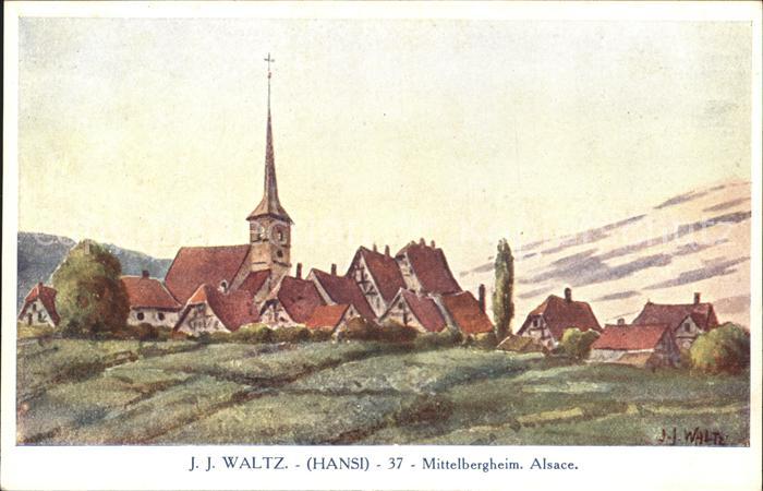 Hansi Waltz J J Mittelbergheim Alsace