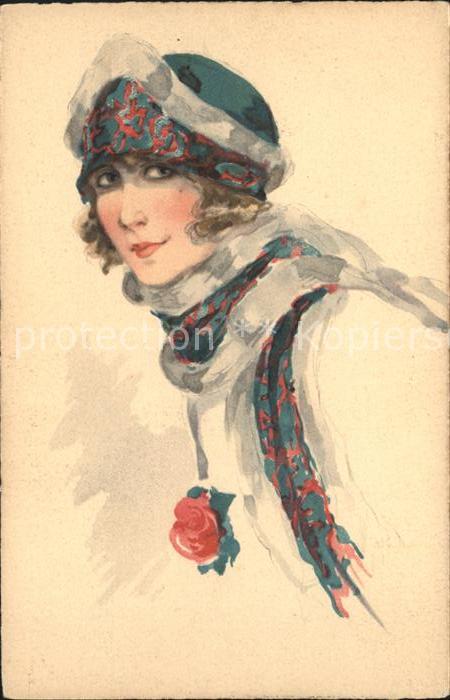 Verlag Meissner und Buch Serie 2812 Frau Hutmode Wintermode