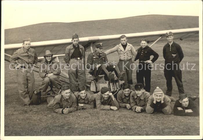 Flugzeuge Zivil Piloten Gruppenfoto