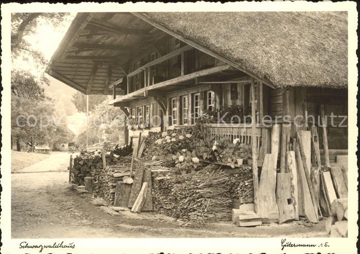 Foto Gutermann Nr. 15 Schwarzwaldhaus