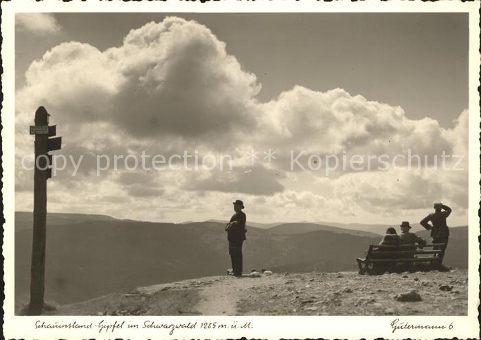 Foto Gutermann Nr. 6 Schauninsland-Gipfel Schwarzwald