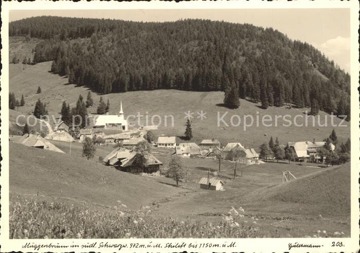 Foto Gutermann Nr. 203 Muggenbrunn Schwarzwald