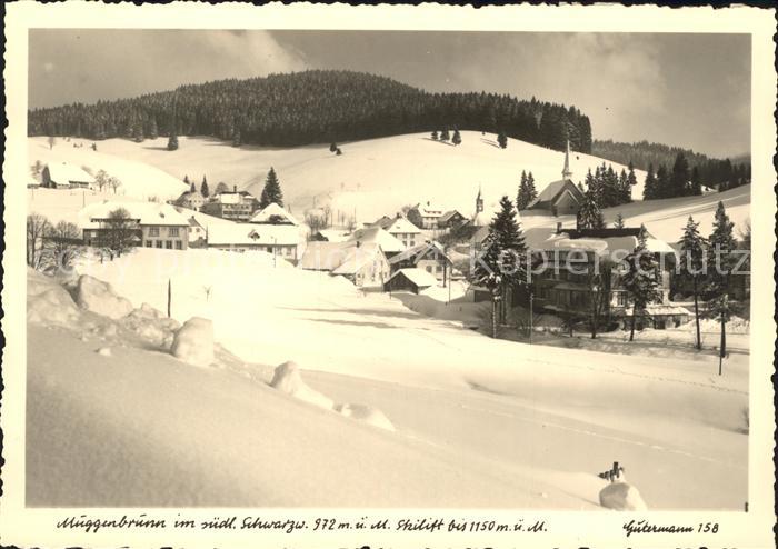 Foto Gutermann Nr. 158 Muggenbrunn Schwarzwald