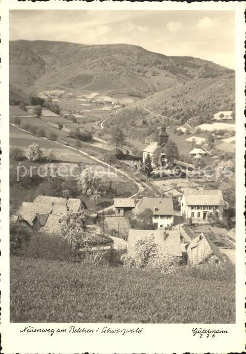 Foto Gutermann Nr. 276 Neuenweg am Belchen Schwarzwald