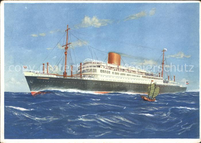 Dampfer Oceanliner Doppelschrauben-Turbinen-Schnelldampfer