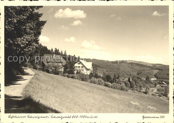 Foto Gutermann Nr. 377 Schweigmatt Schwarzwald