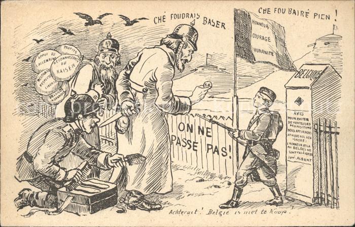 Politik Satire Frankreich Belgien Schuhputzer