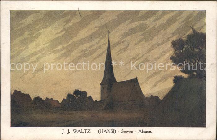 Hansi Waltz J J Sewen Alsace