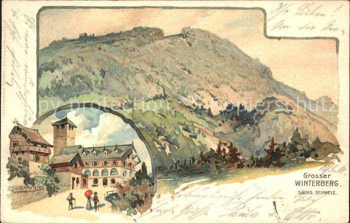 Saechsische Schweiz Grosser Winterberg