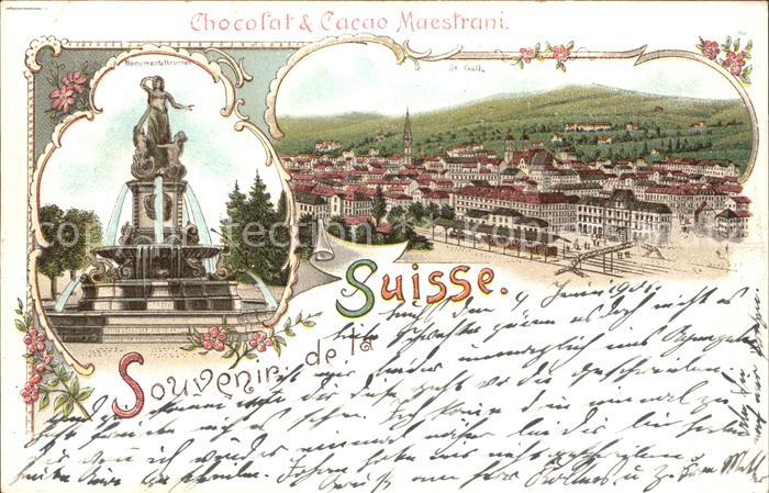 St Gallen SG Chocolat und Cacao Maestrani