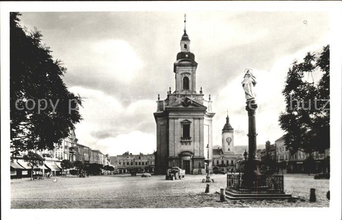 Weisskirchen Maehren Kirchplatz