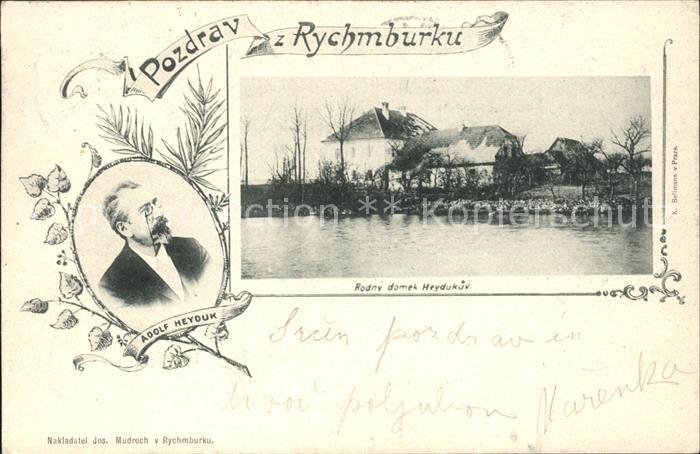 Tschechische Republik Adolf Heyduk Portrait Wohnhaus