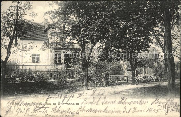 Oberschlesien WaldCafe in Schwanne