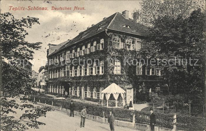 Teplitz-Schoenau Teplice Deutsches Haus