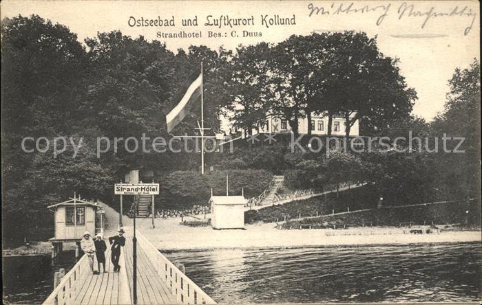 Kollund Schleswig-Holstein Stranhotel Seebruecke