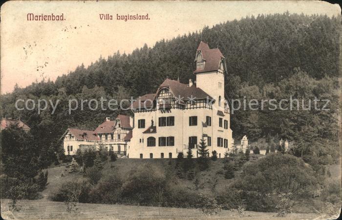 Marienbad Tschechien Boehmen Villa Luginsland