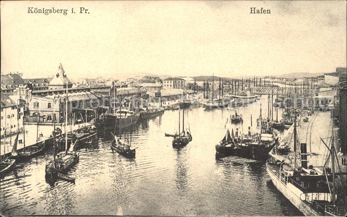Koenigsberg Ostpreussen Hafen Schiffe