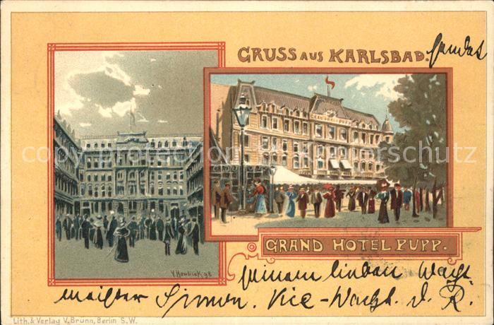 Karlsbad Eger Granhotel Pupp