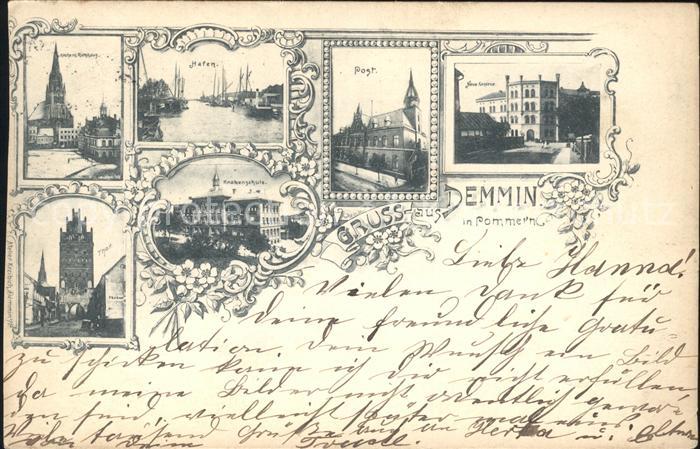 Demmin Mecklenburg Vorpommern Hafen Post Tor