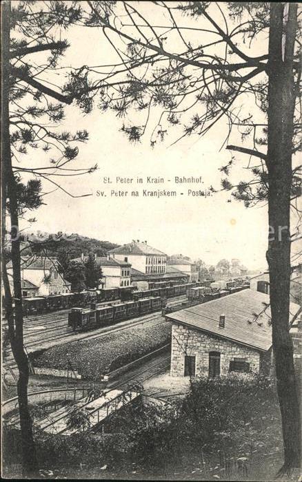 Oesterreich St. Peter in Krain Bahnhof