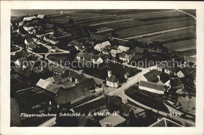 Oesterreich Fliegeraufnahme Schoenfeld