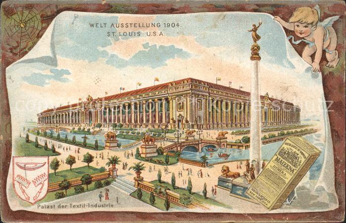 St Louis Missouri Weltausstellung Palast Textilindustrie