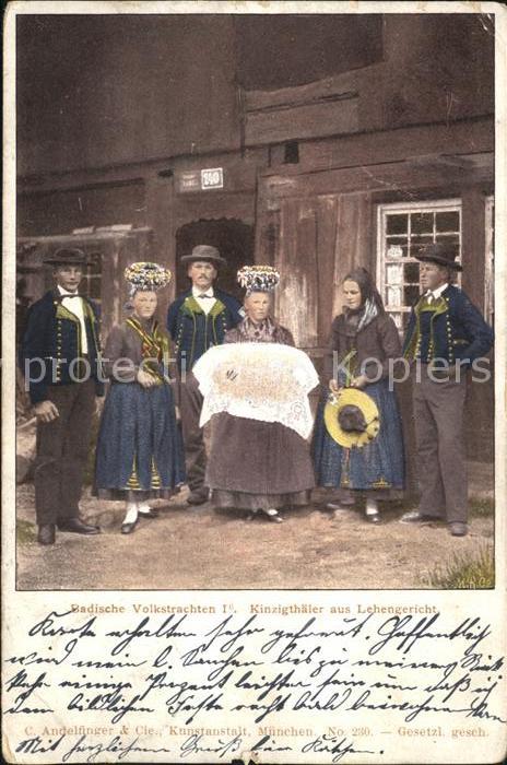 Lehengericht Kinzigthaeler Badische Volkstrachten