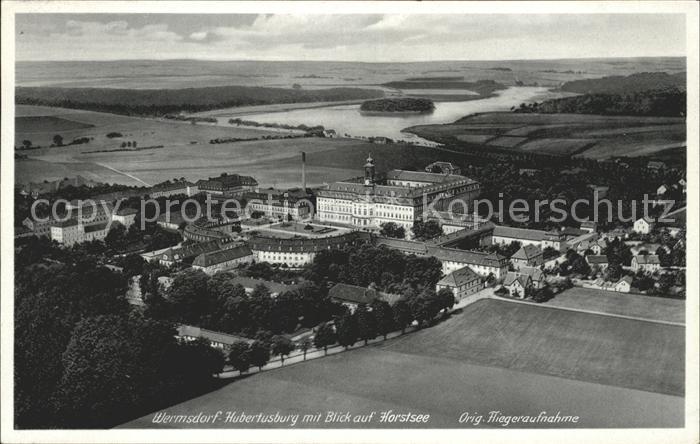 Wermsdorf Hubertusburg Horstsee Fliegeraufnahme