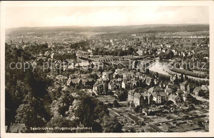 Saarbruecken Fliegeraufnahme