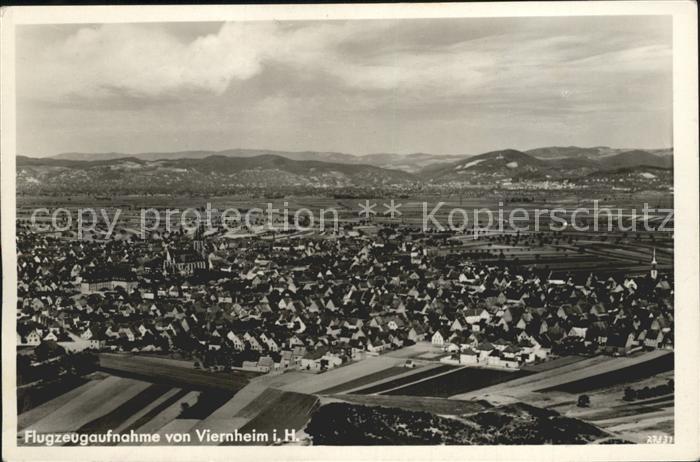 Viernheim Fliegeraufnahme