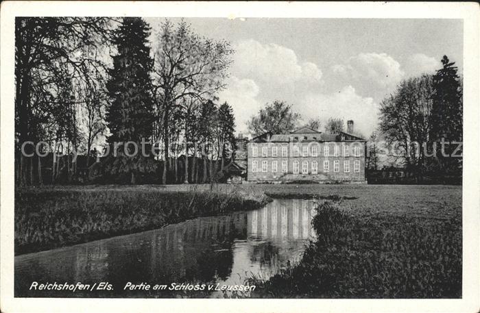 Reichshofen Elsass Schloss von Leussen